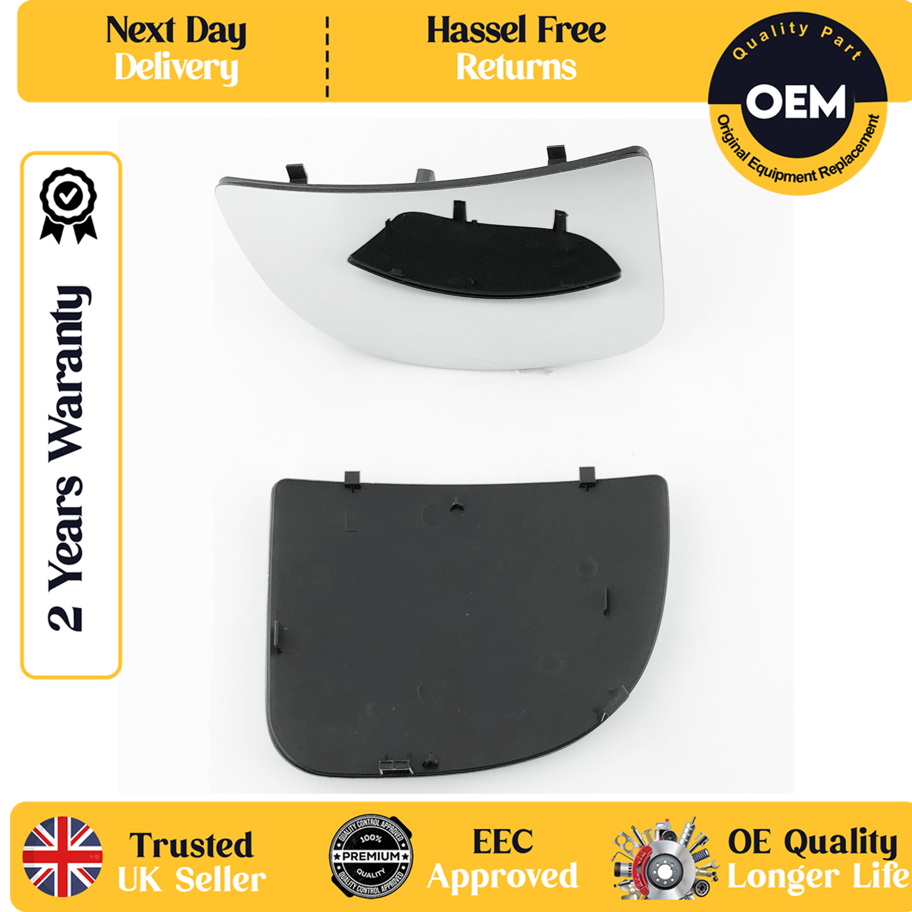 self adhesive wing mirror glass