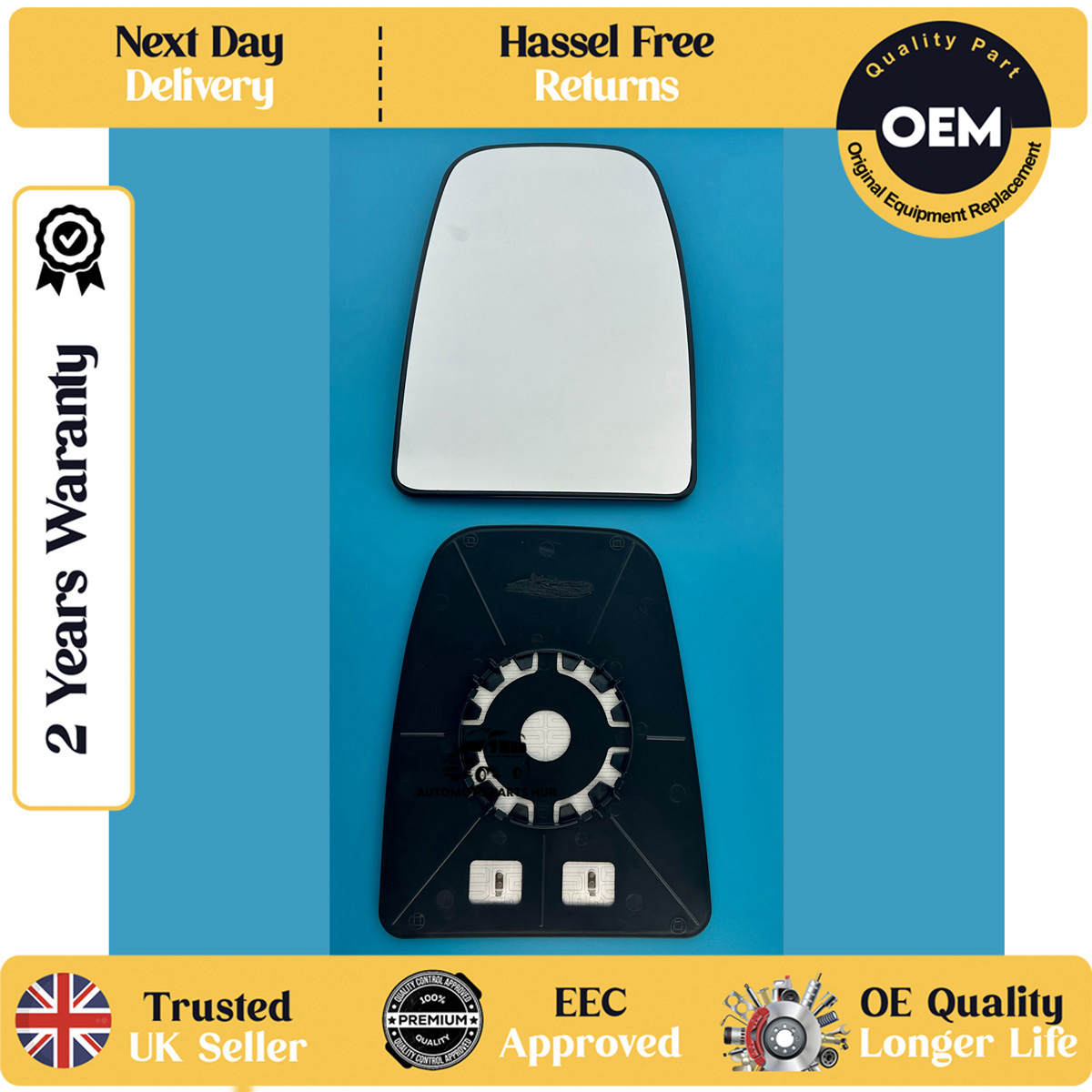 self adhesive wing mirror glass