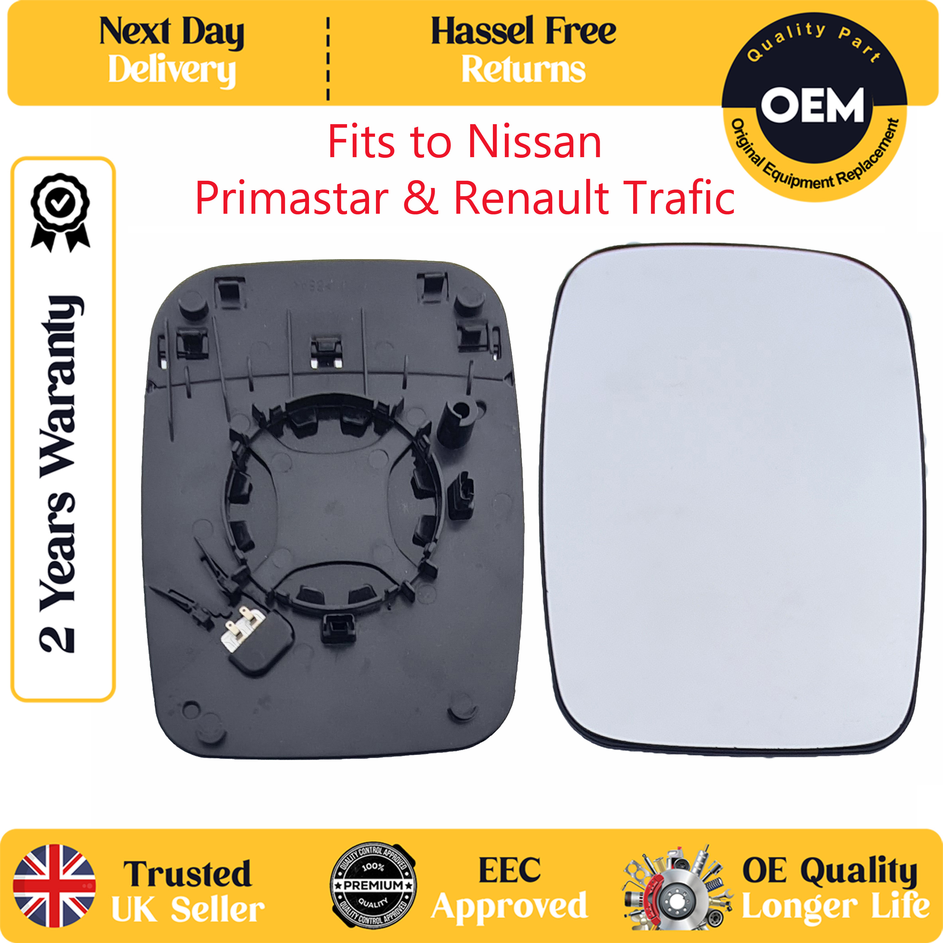 self adhesive wing mirror glass