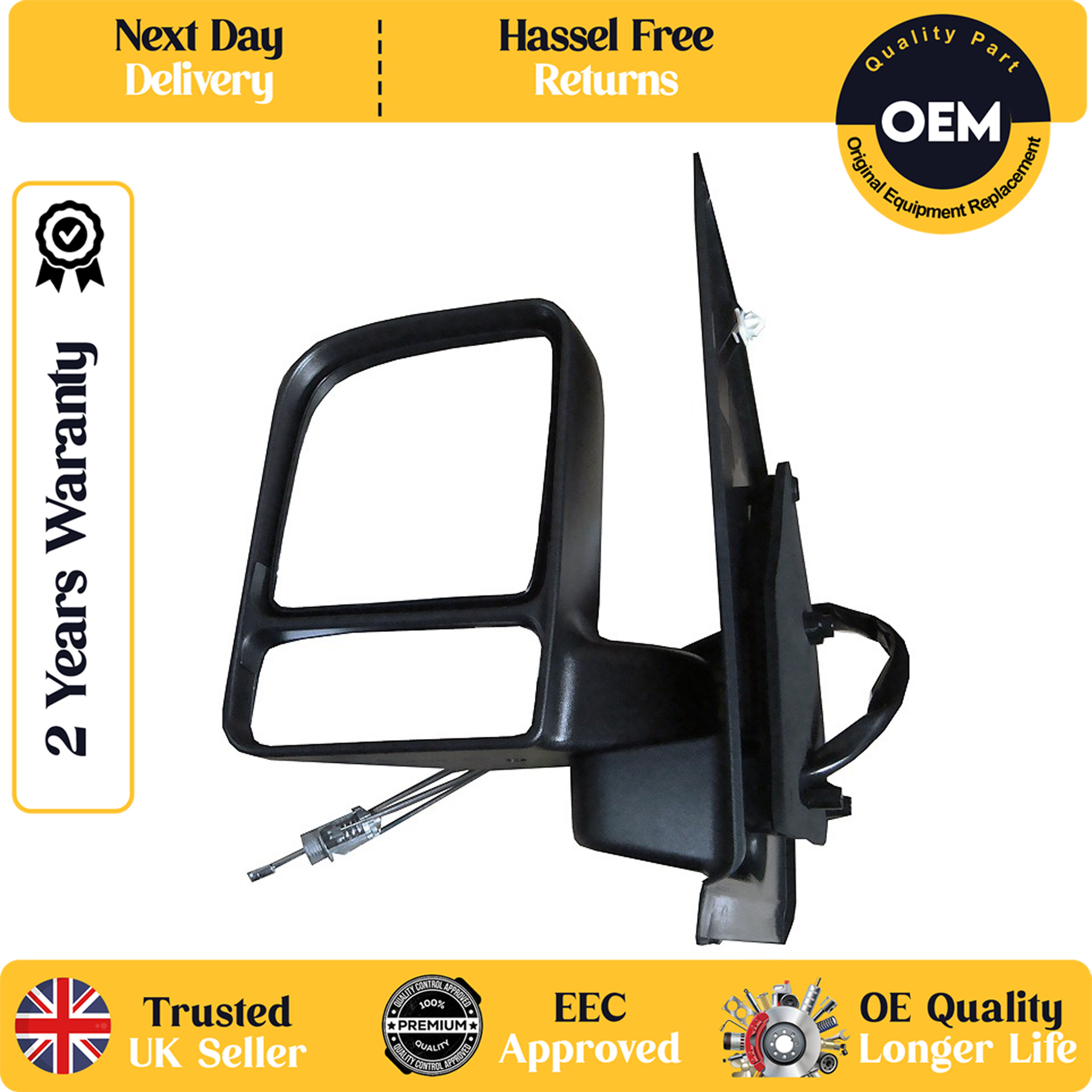 self adhesive wing mirror glass