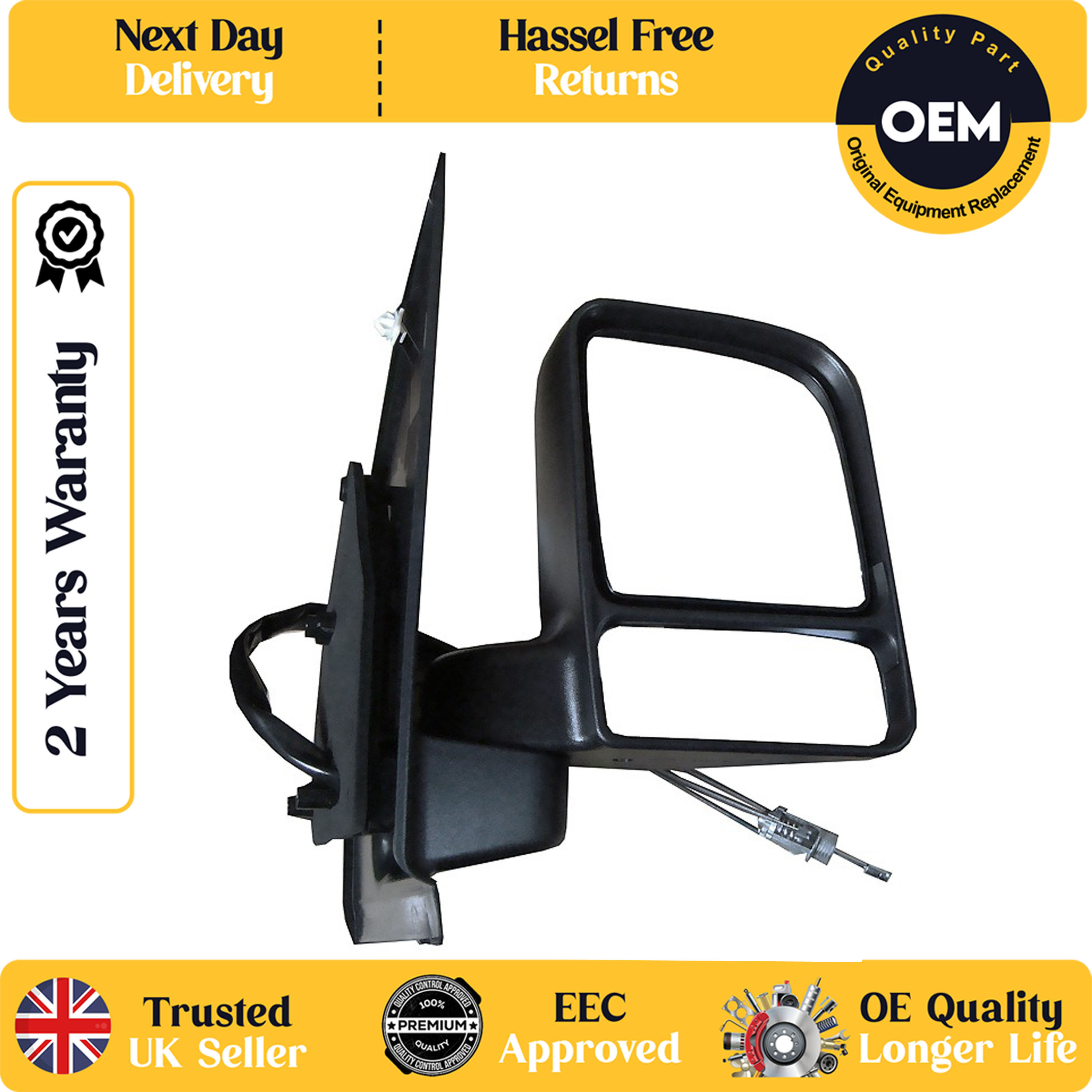 self adhesive wing mirror glass