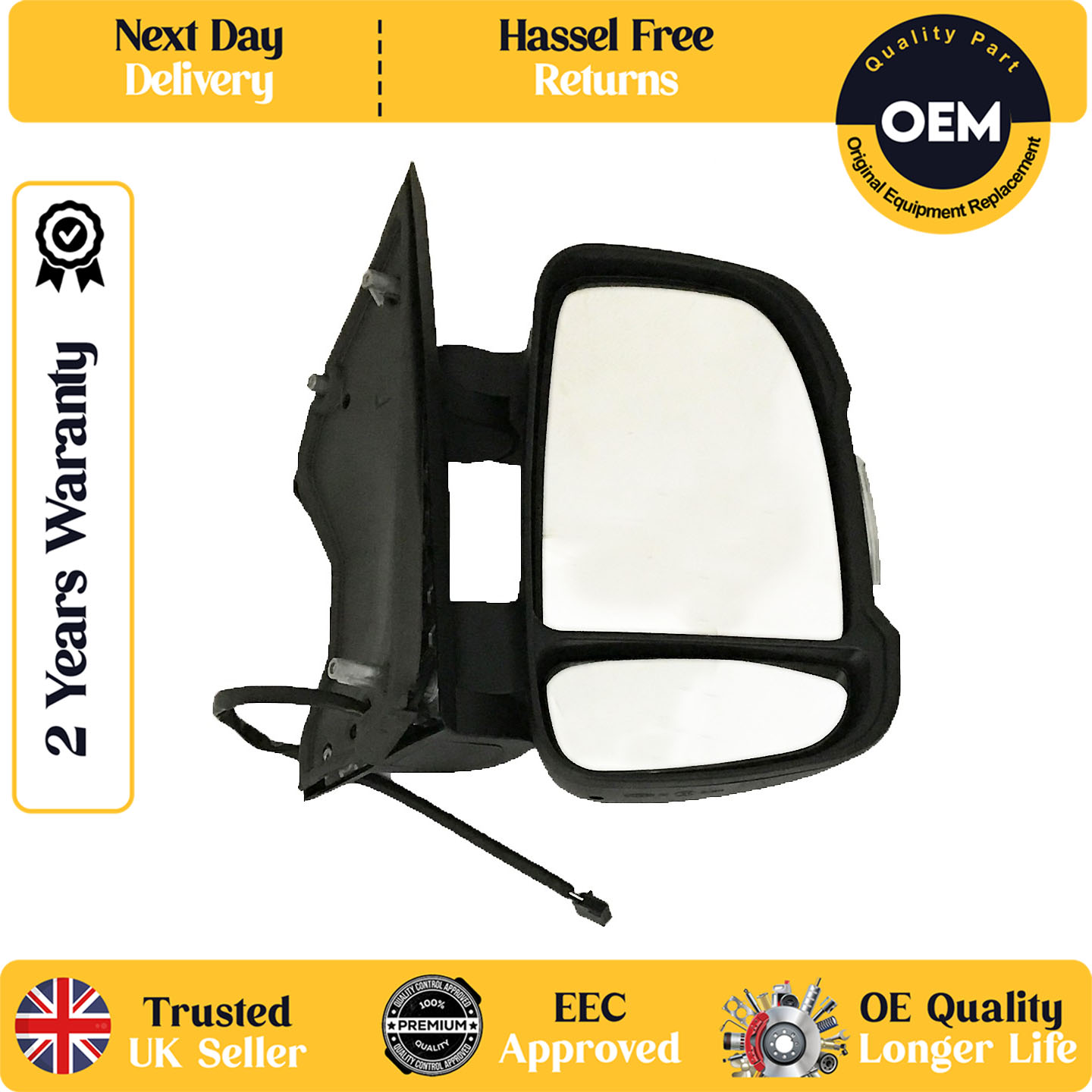 self adhesive wing mirror glass