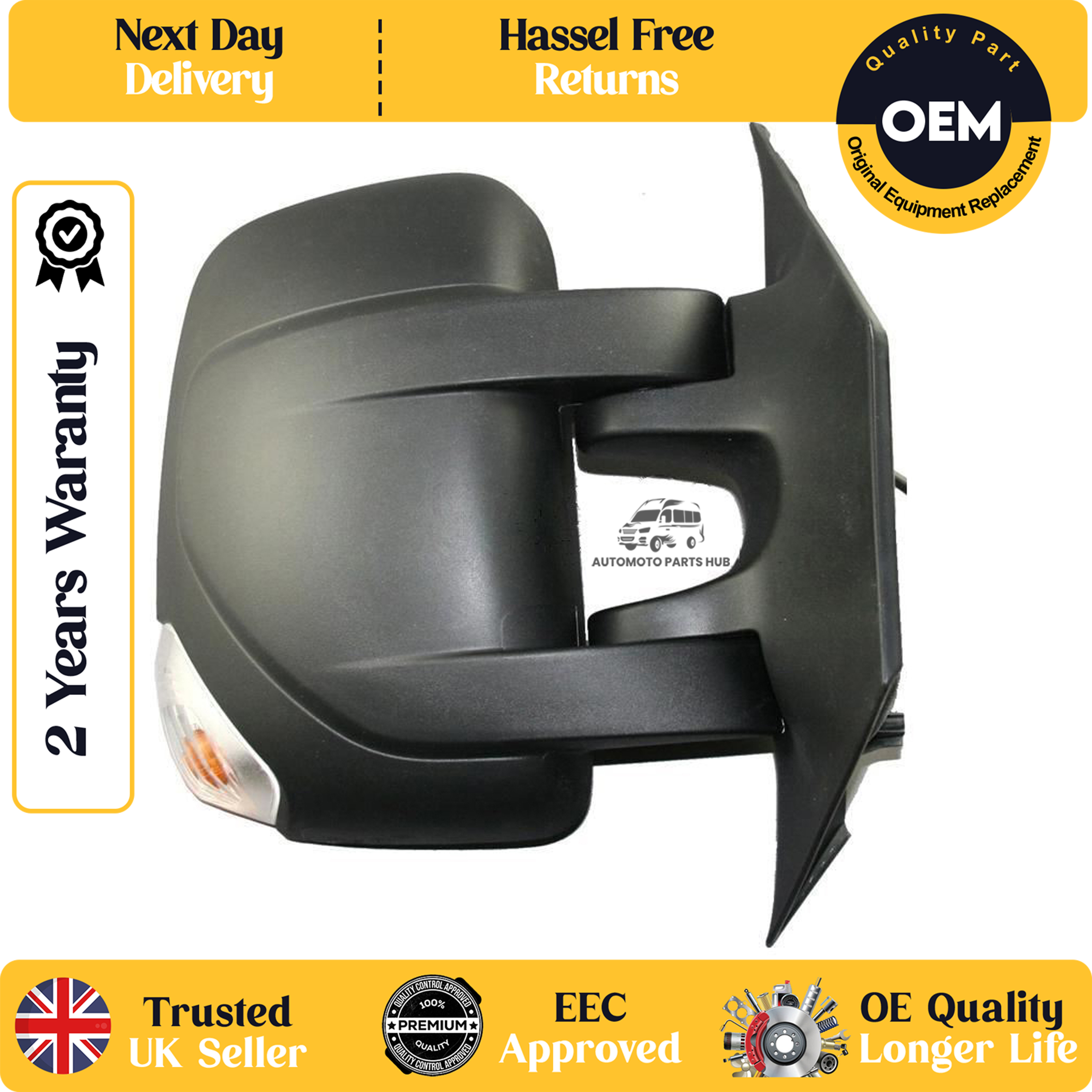 self adhesive wing mirror glass