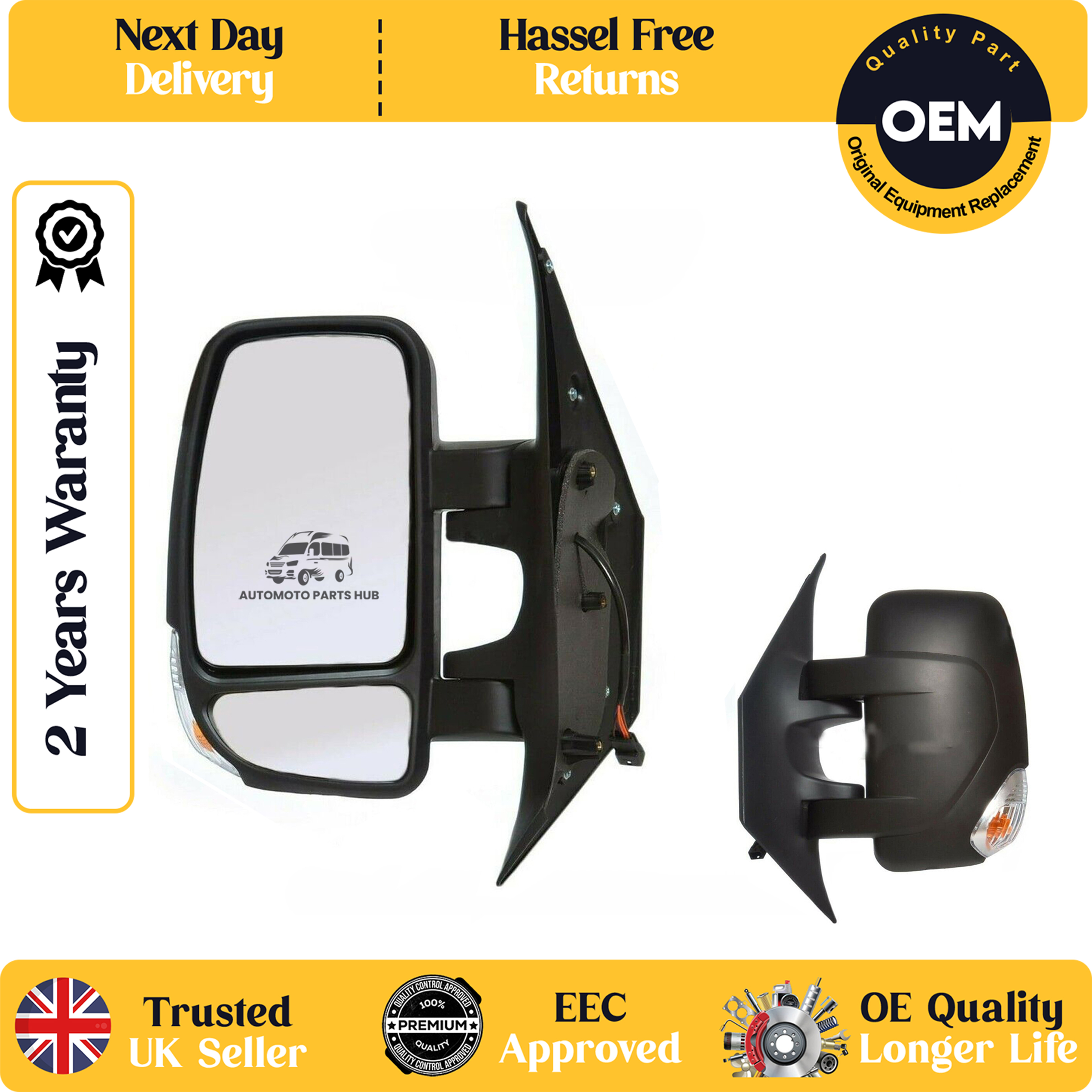 self adhesive wing mirror glass