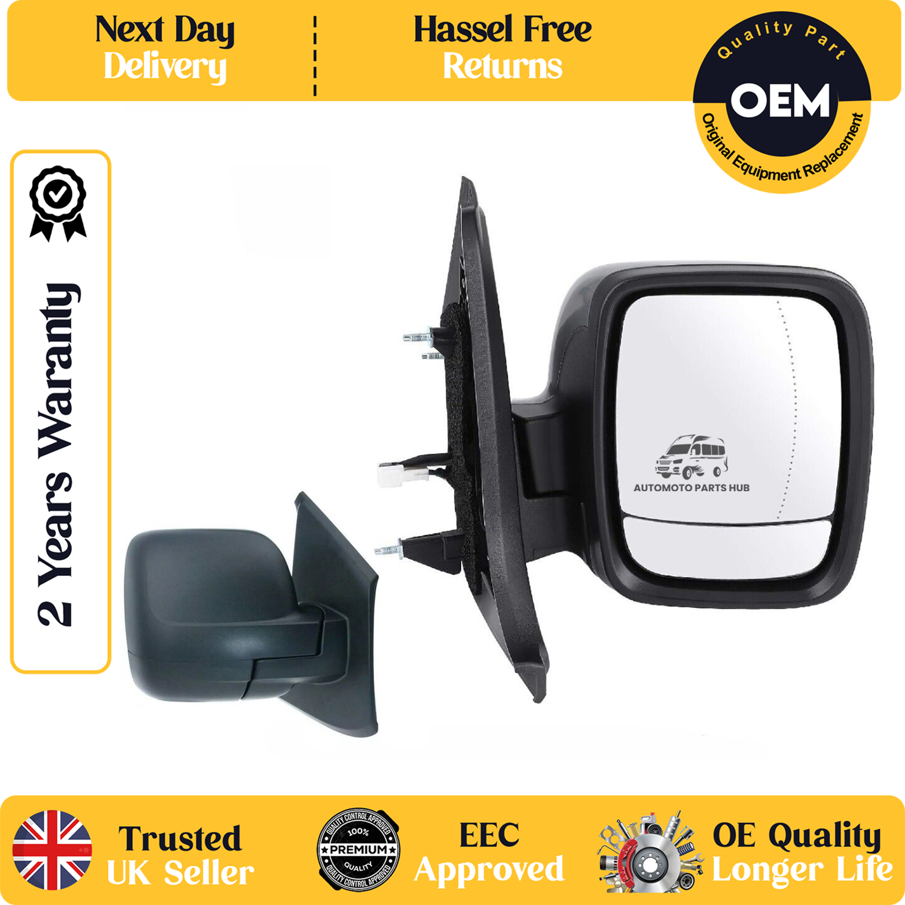 self adhesive wing mirror glass