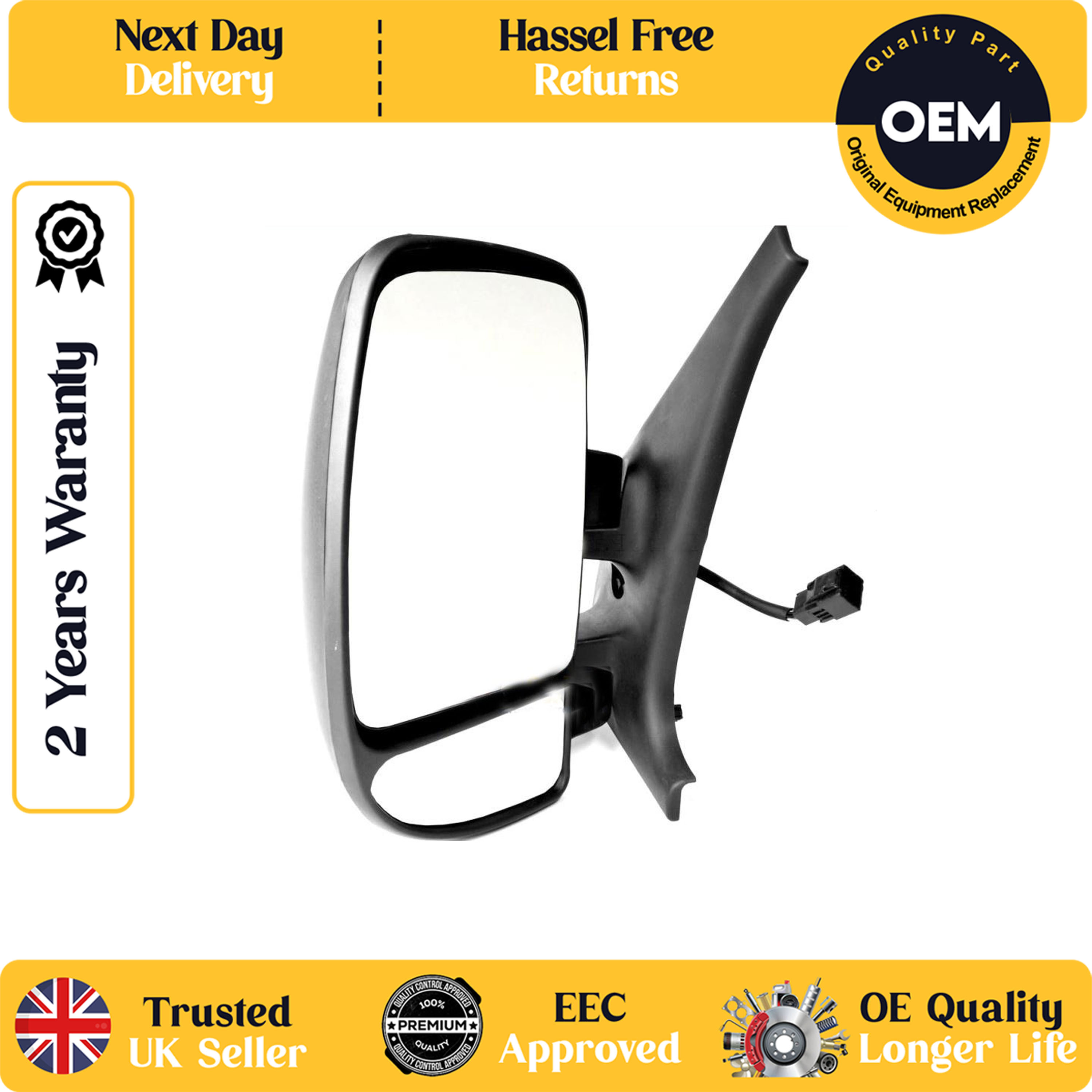 self adhesive wing mirror glass