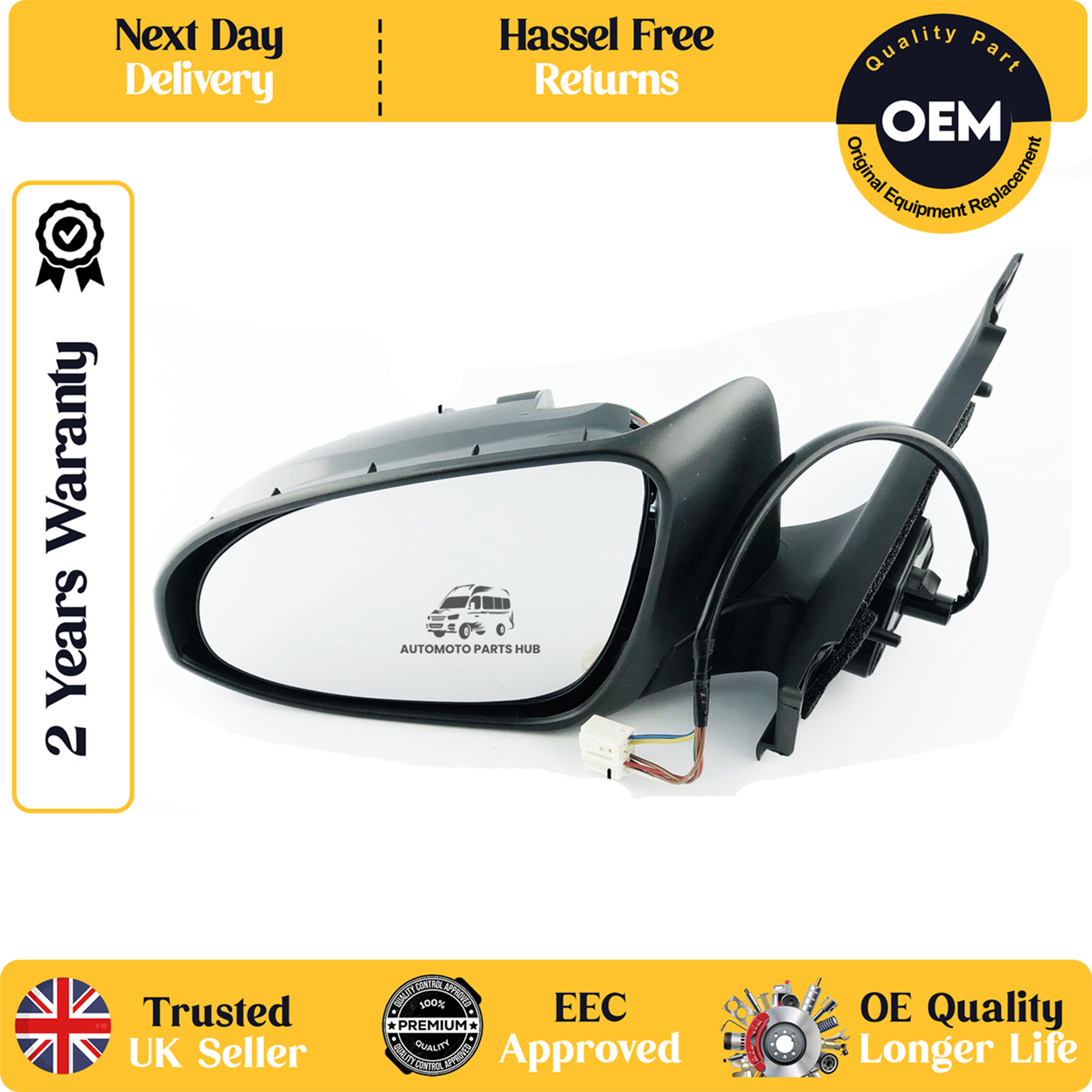 Toyota Yaris 2012 - 2020 Complete Mirror Units