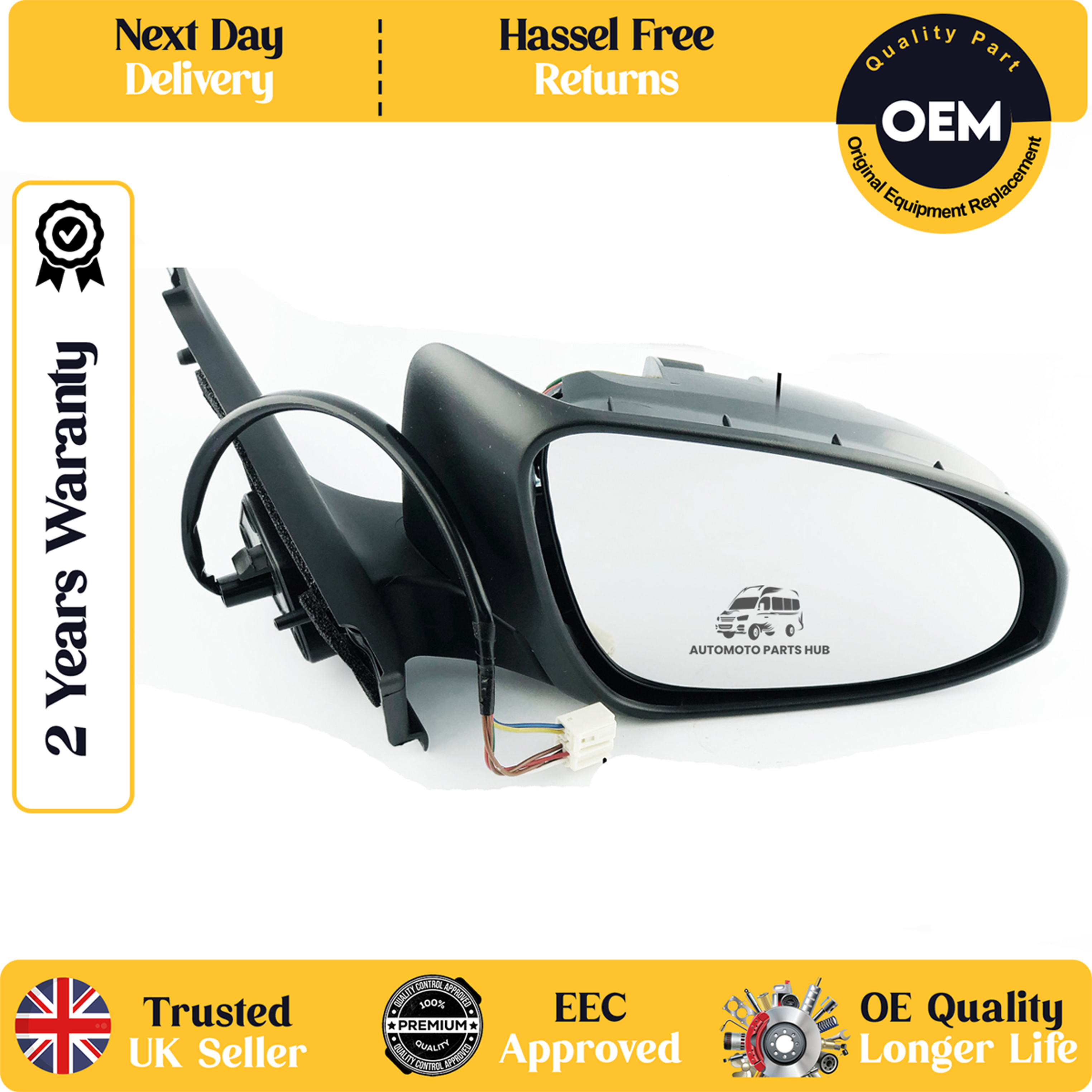 Toyota Yaris 2012 - 2020 Complete Mirror Units