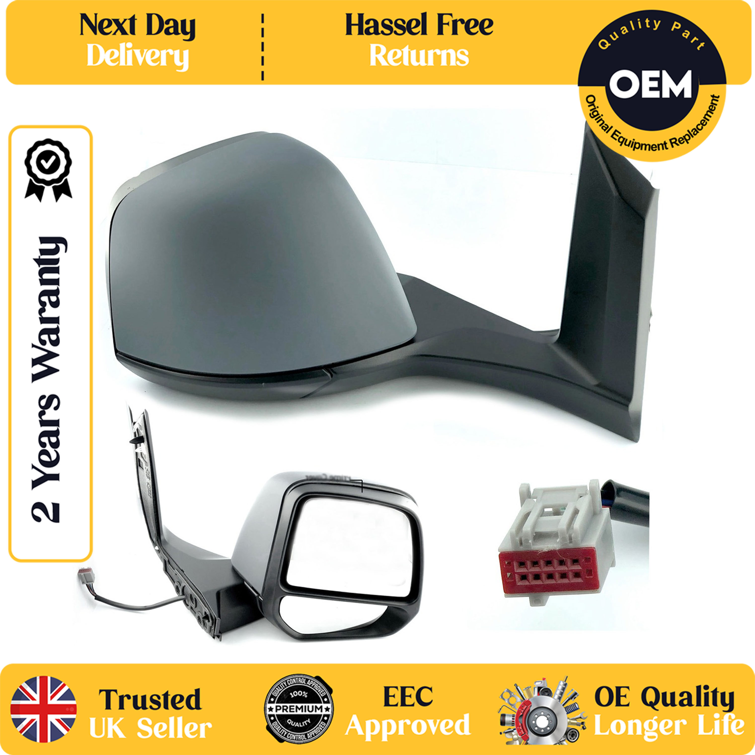 self adhesive wing mirror glass