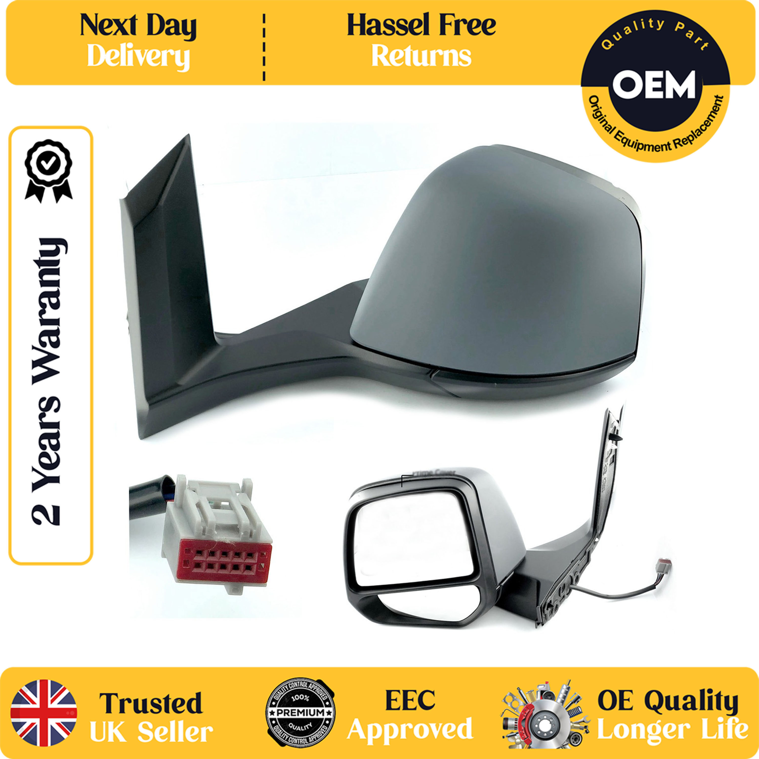 self adhesive wing mirror glass