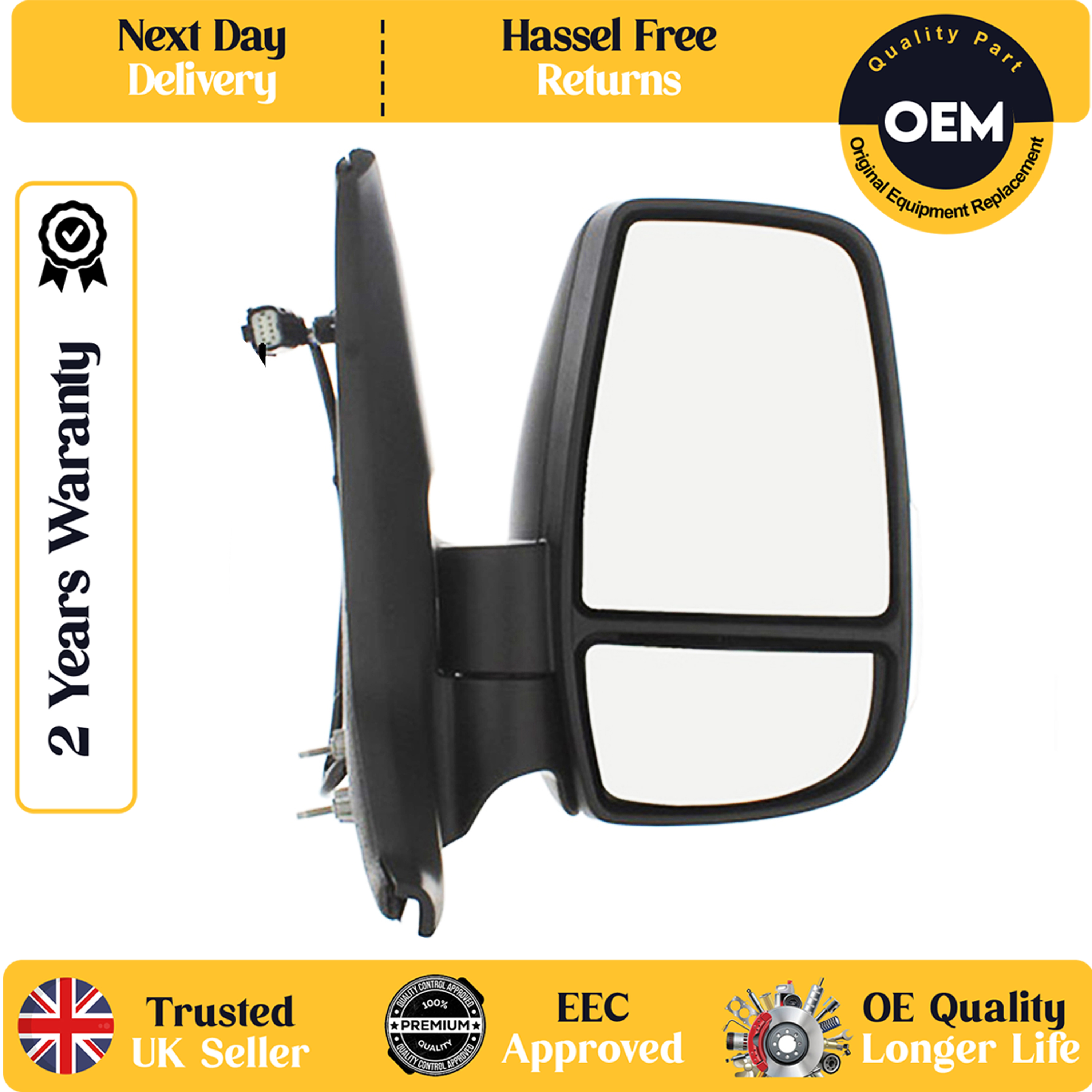self adhesive wing mirror glass