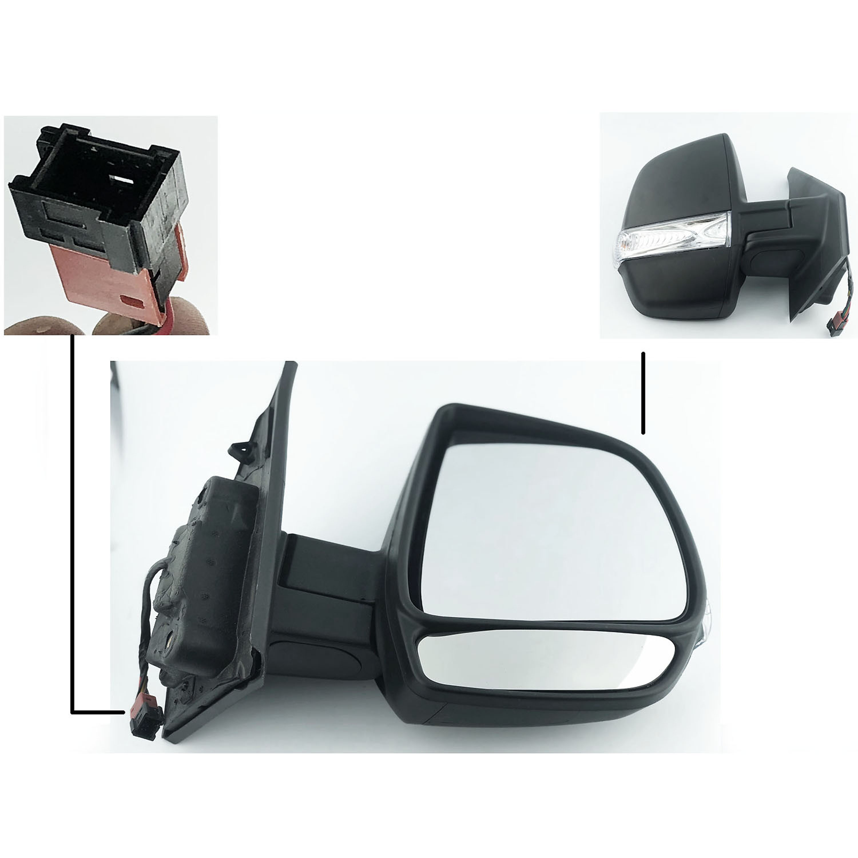 Fiat Doblo 2009 - 2022 Complete Mirror Units
