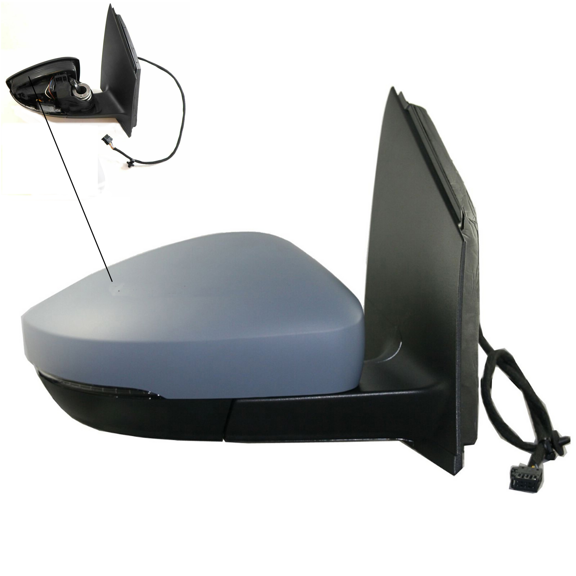 Volkswagen Polo 2009 - 2015 Complete Mirror Units