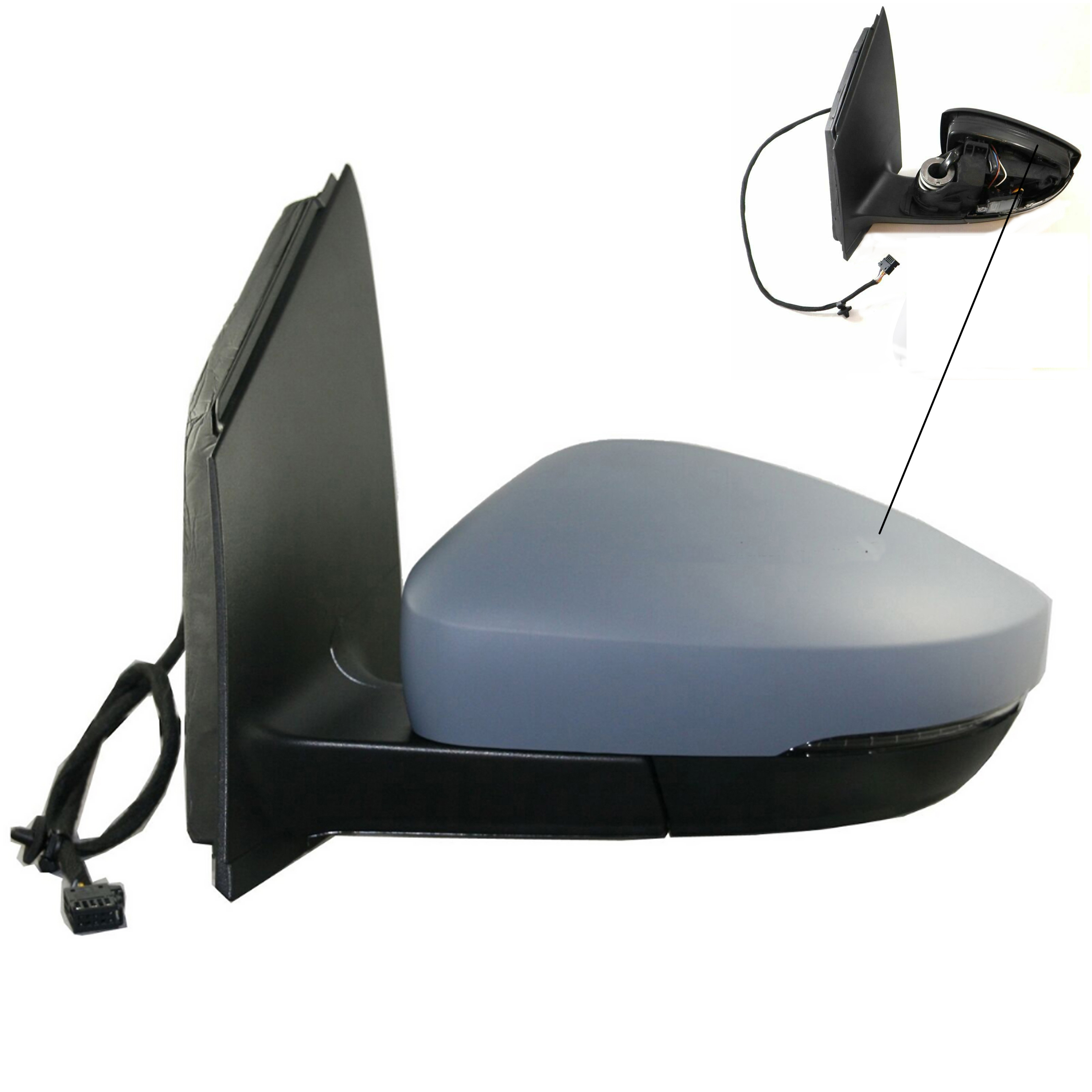 Volkswagen Polo 2009 - 2015 Complete Mirror Units