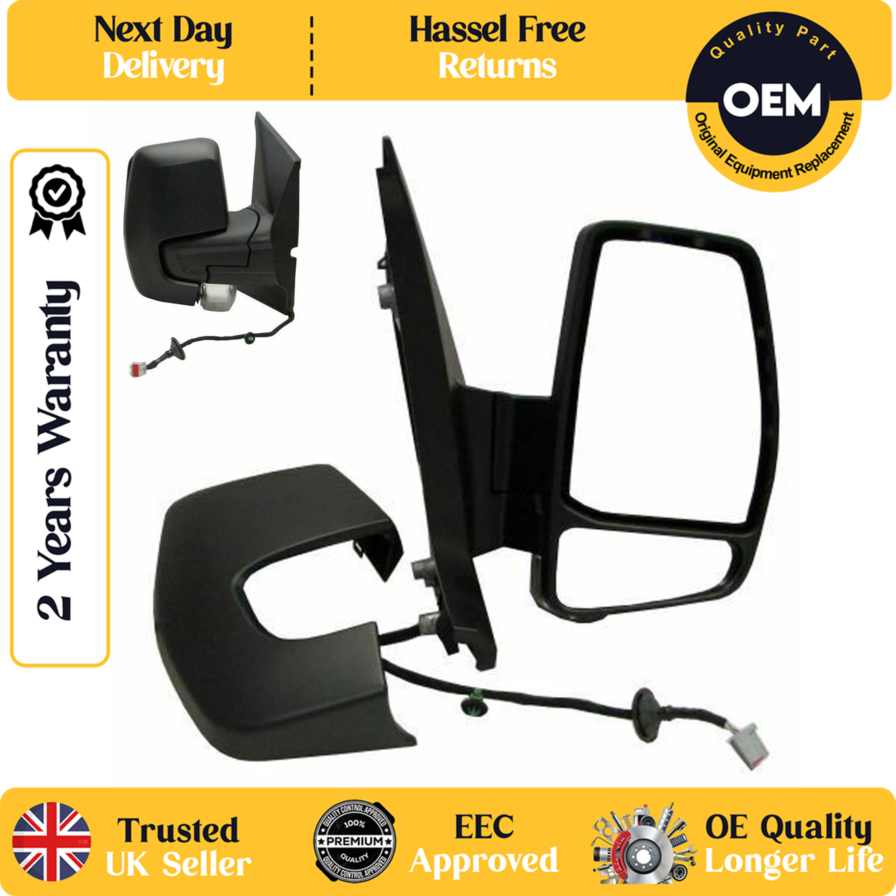 Ford Transit Custom 2014 - 2019 Complete Mirror Units