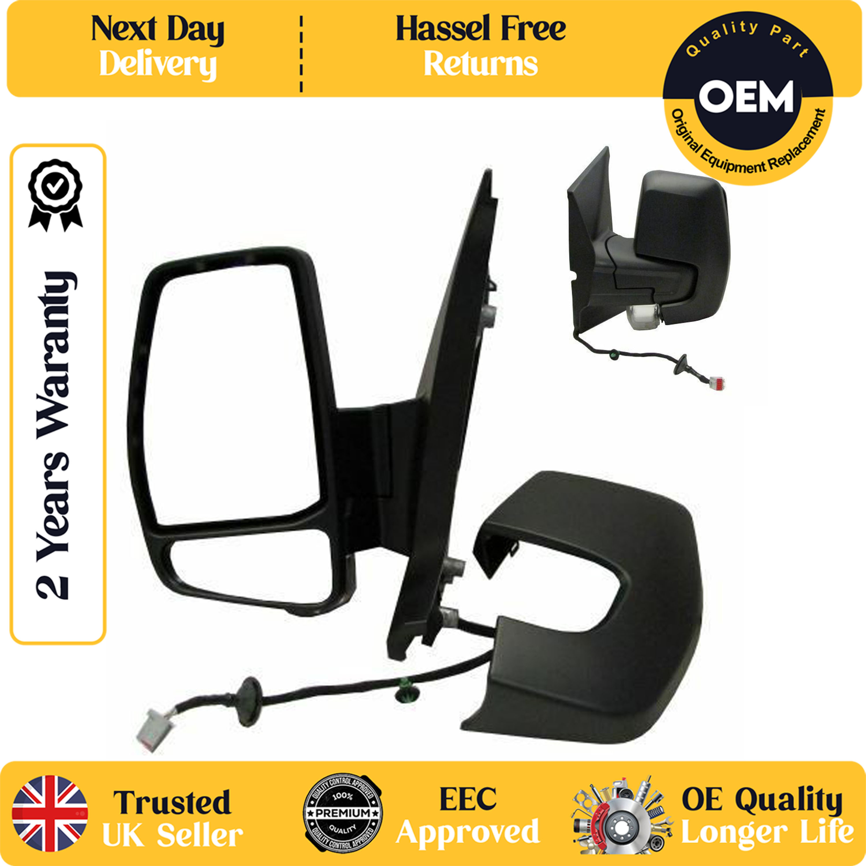 Ford Transit Custom 2014 - 2019 Complete Mirror Units