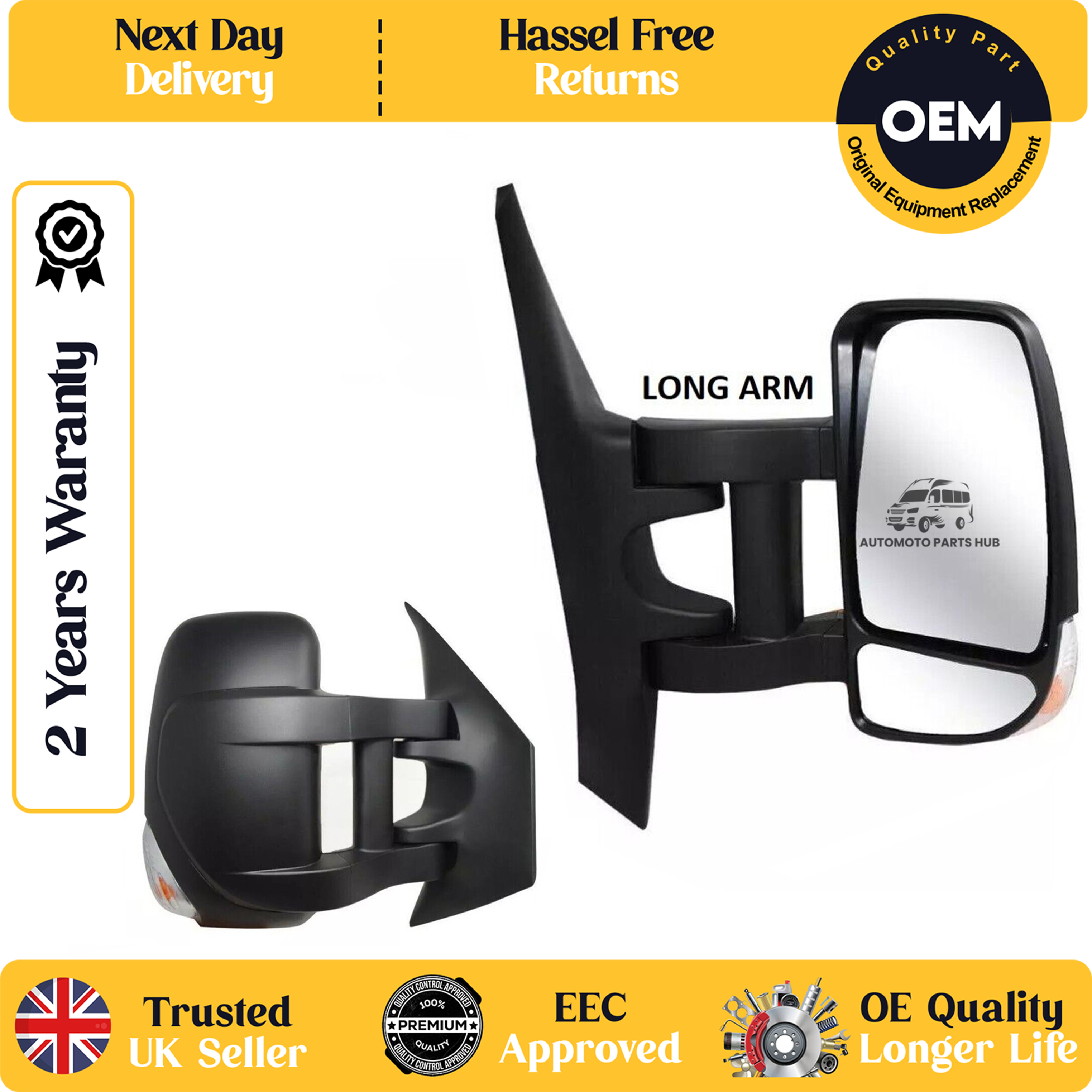 Nissan NV400 2011 - 2024 Complete Mirror Units