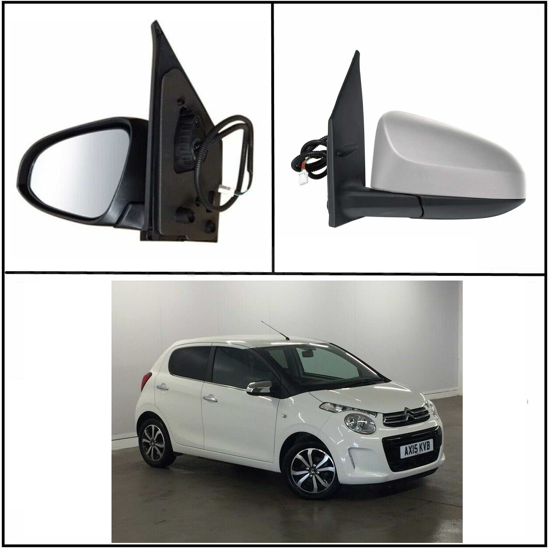 Peugeot 108 2014 - 2020 Complete Mirror Units