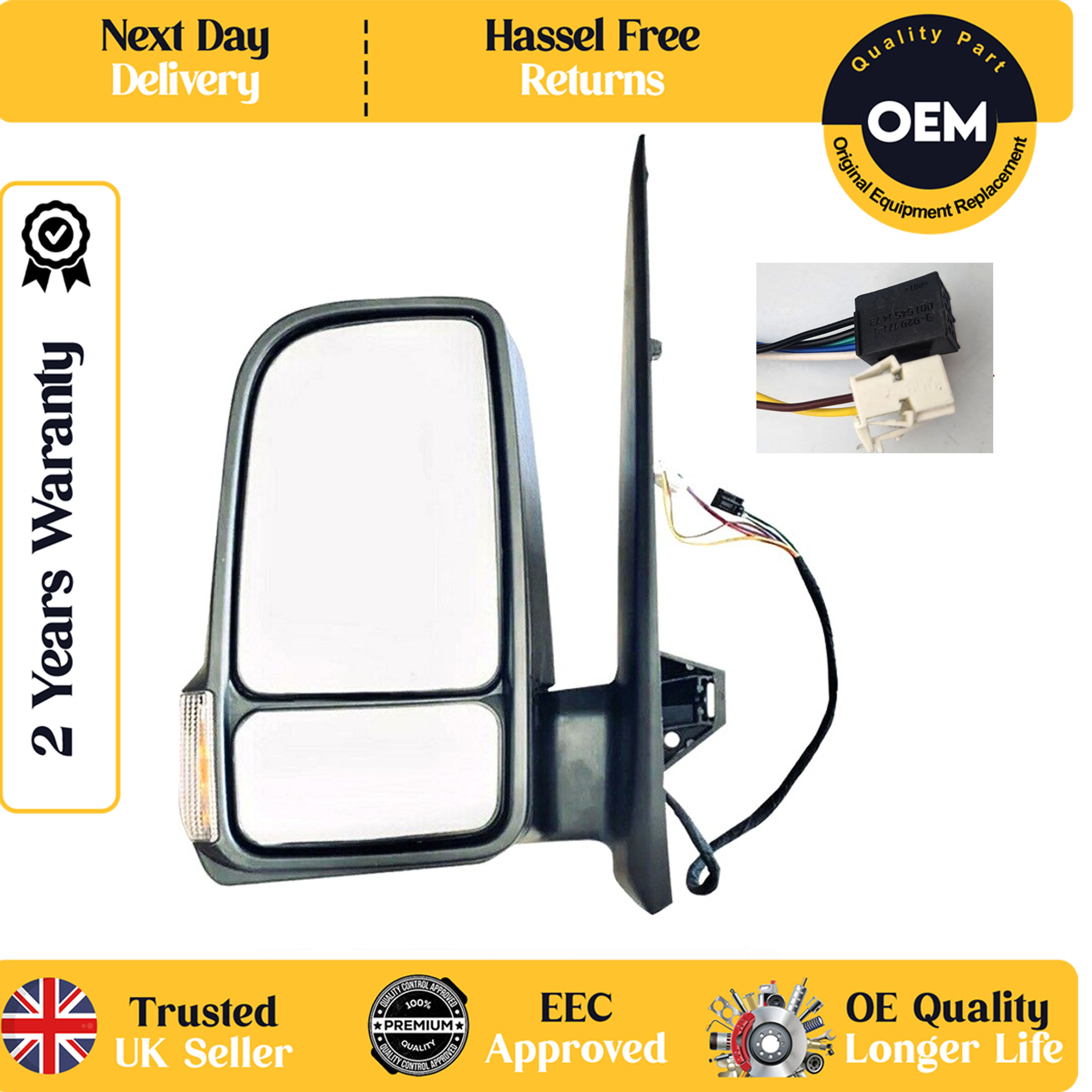 self adhesive wing mirror glass