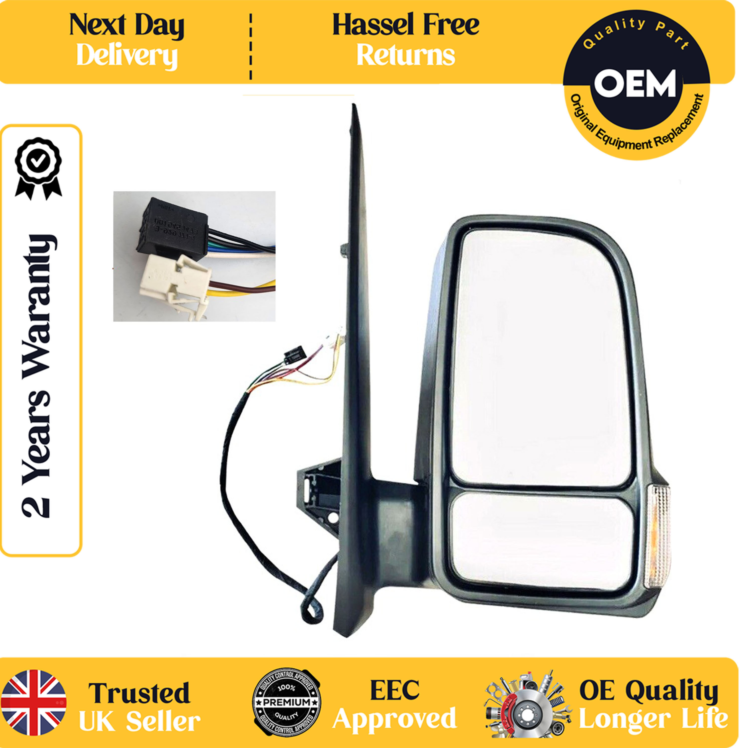 self adhesive wing mirror glass