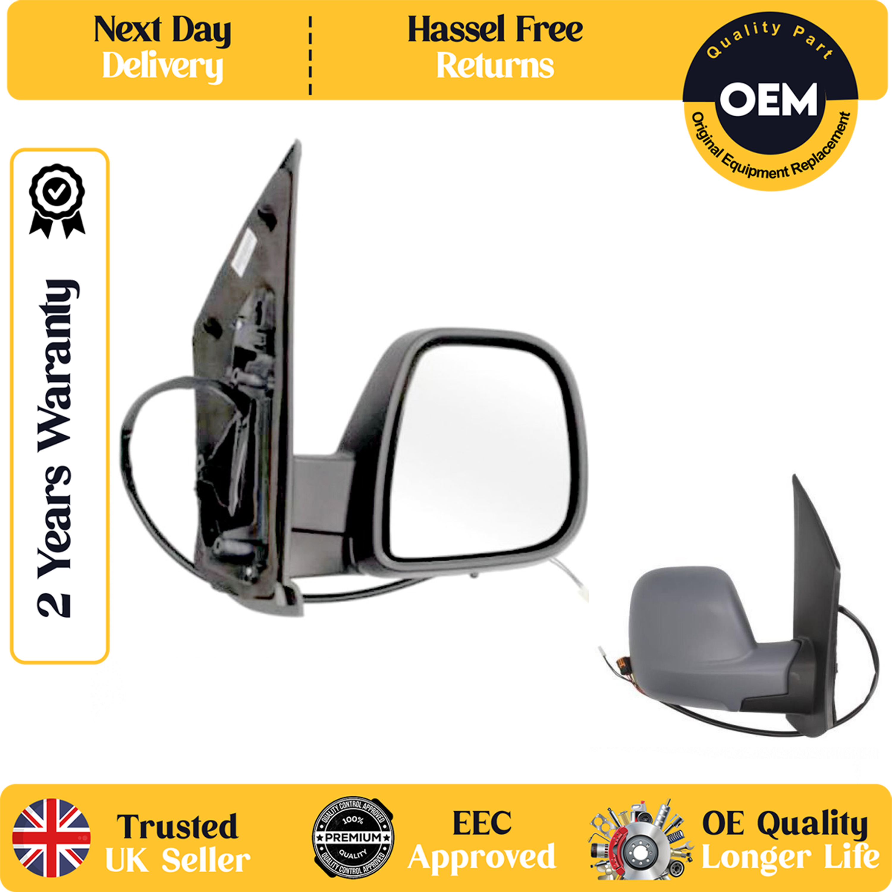 Vauxhall Zafira Life 2020 - 2026 Complete Mirror Units