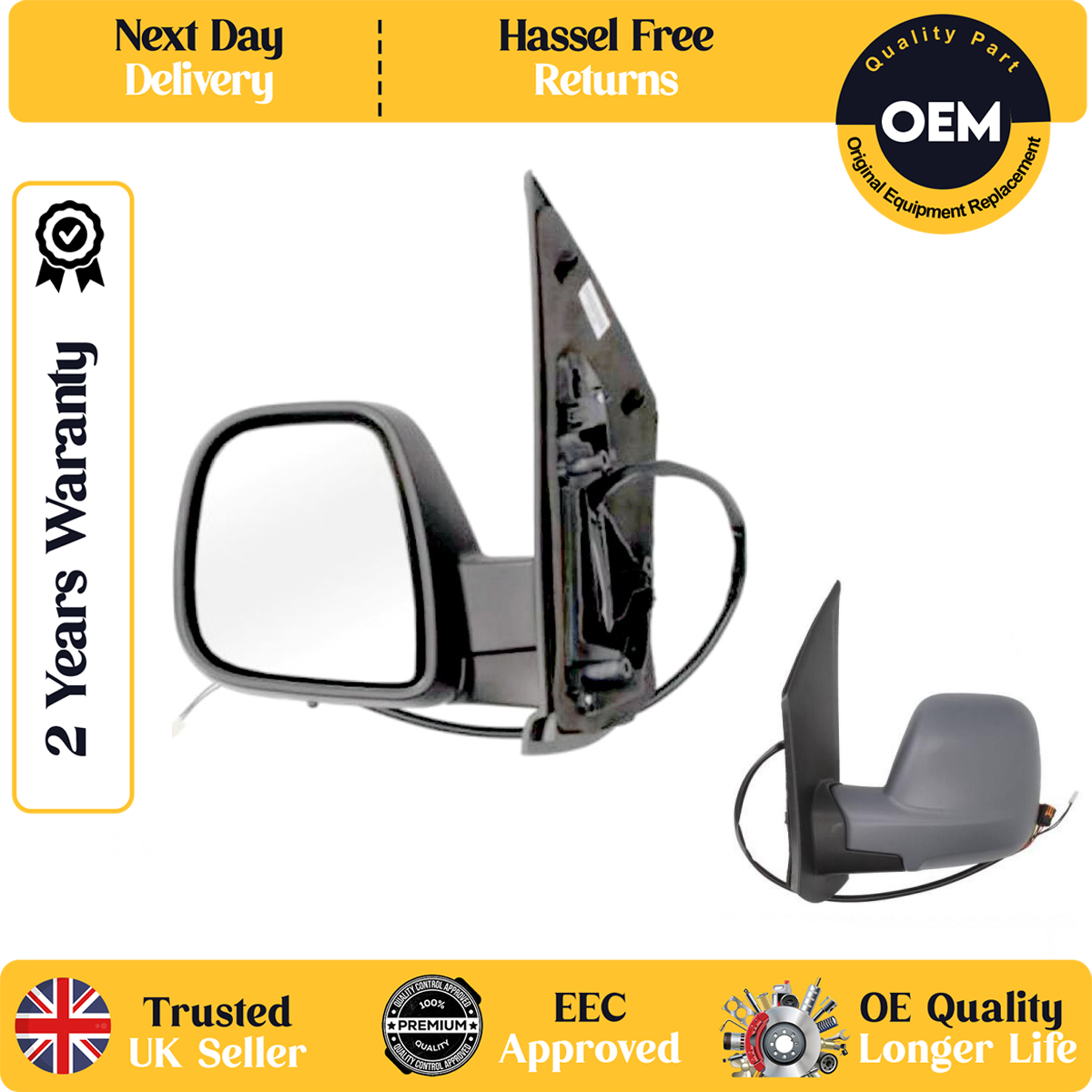 Vauxhall Zafira Life 2020 - 2026 Complete Mirror Units
