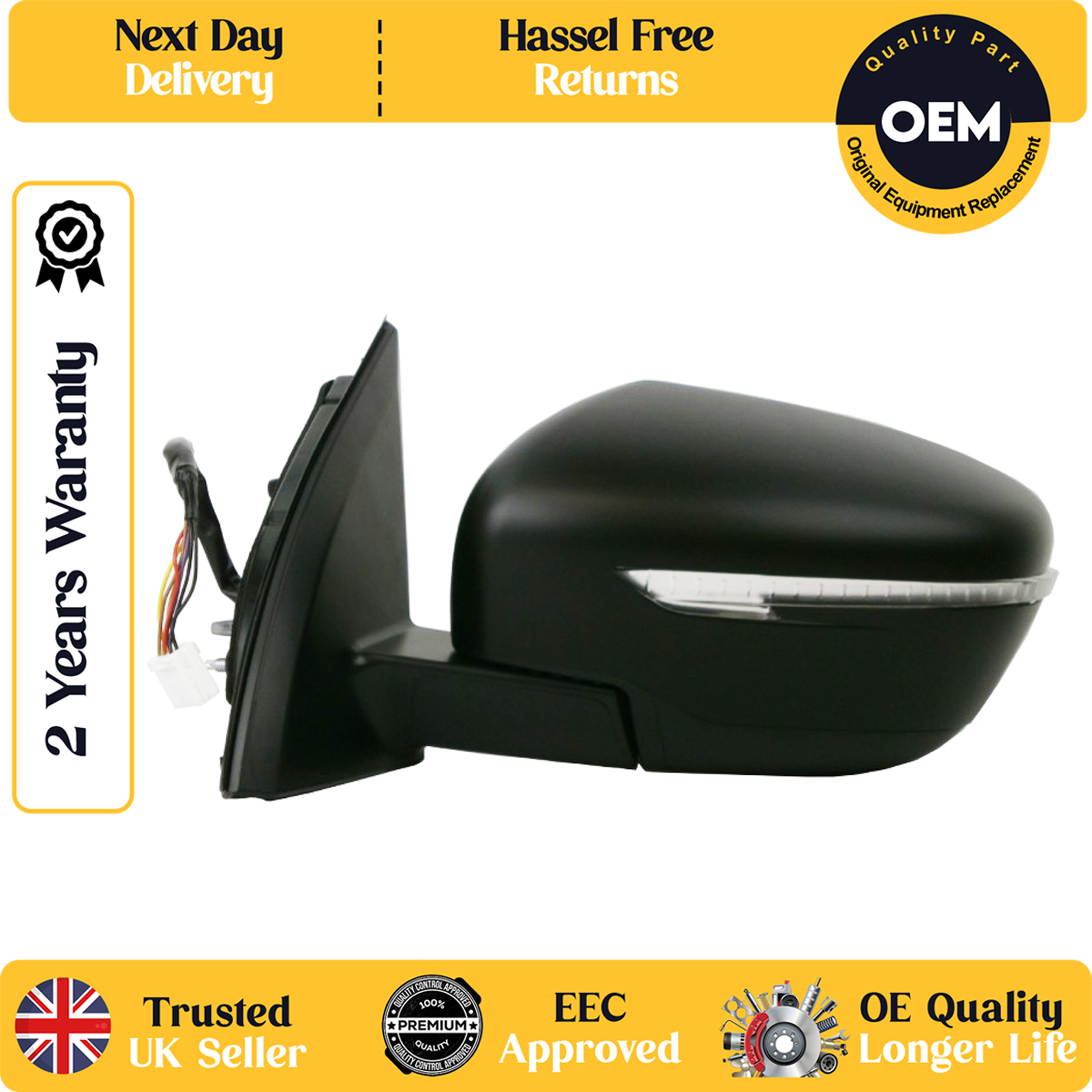 Nissan Qashqai 2014 - 2021 Complete Mirror Units