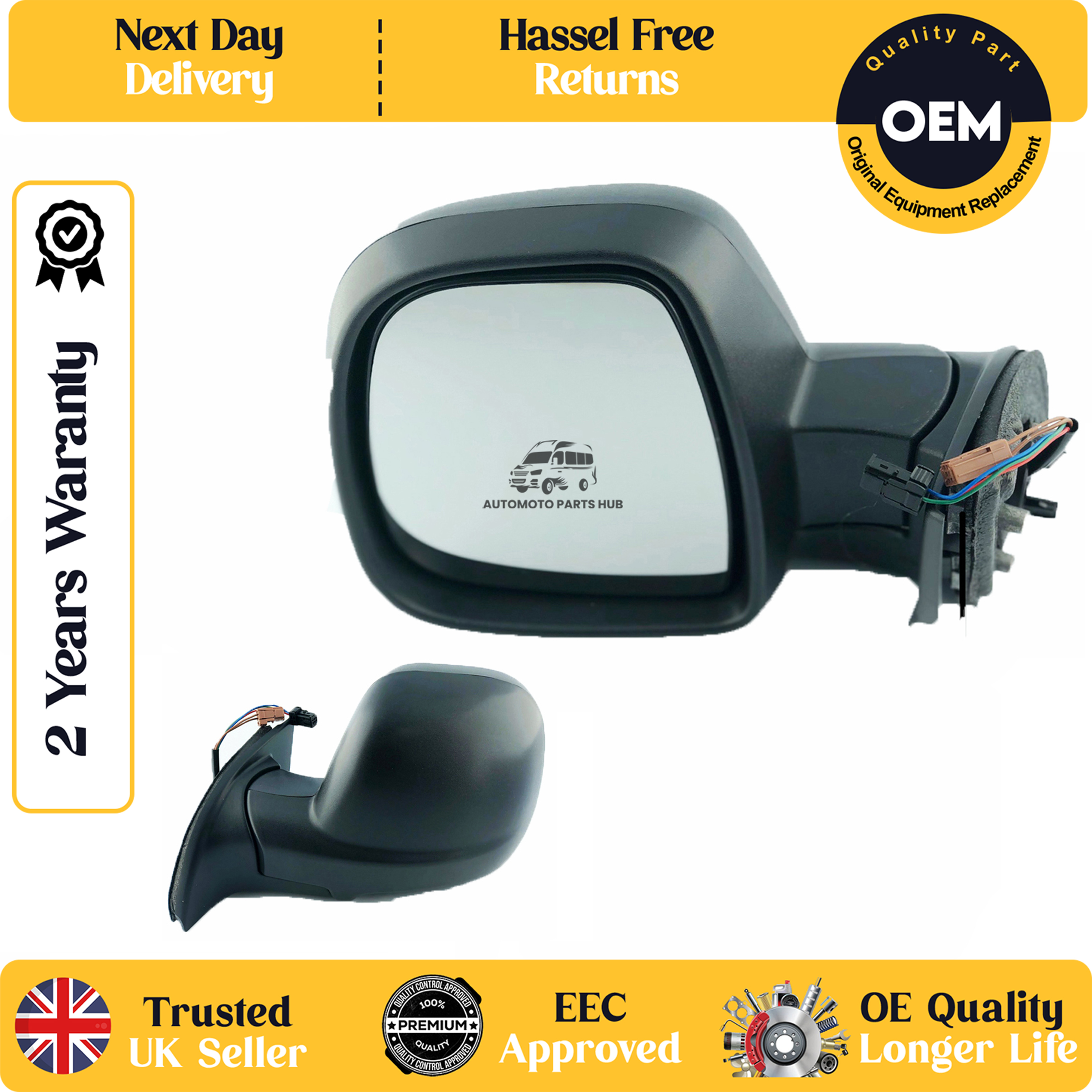 Peugeot Rifter 2018 - 2024 Complete Mirror Units