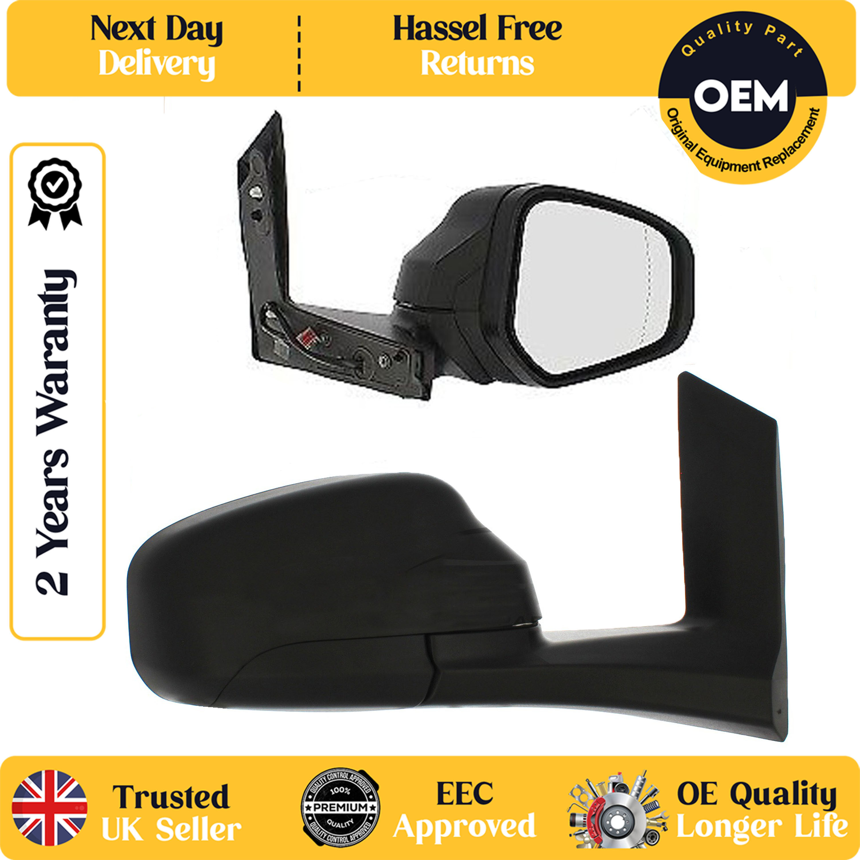 self adhesive wing mirror glass