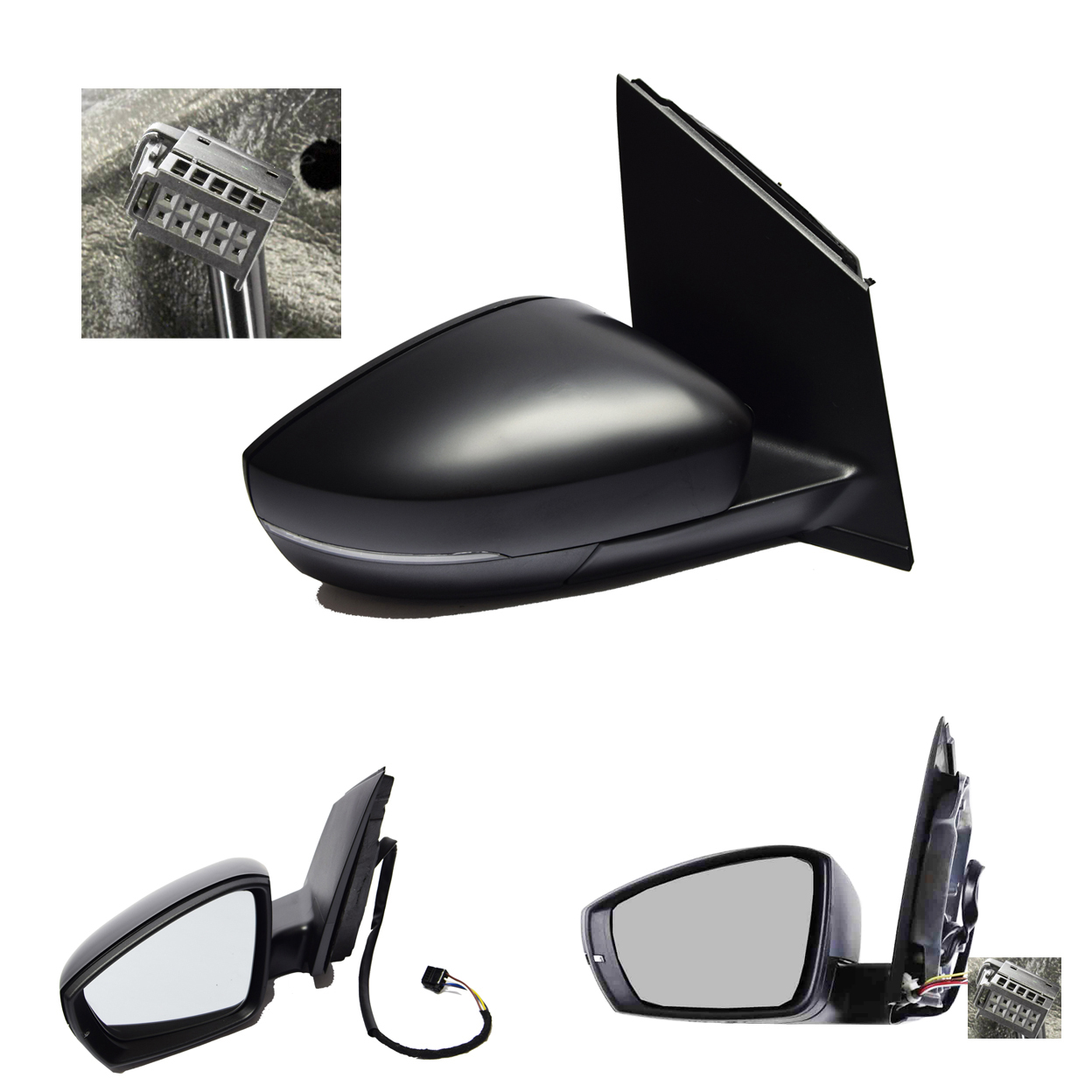 Volkswagen Polo 2015 - 2017 Complete Mirror Units