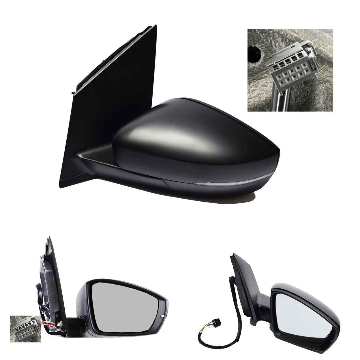 Volkswagen Polo 2015 - 2017 Complete Mirror Units