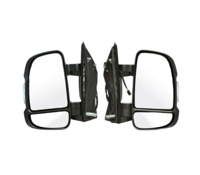 Complete electric heated mirror unit