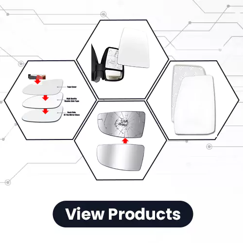 Stick on Wing Mirror Glass Replacements